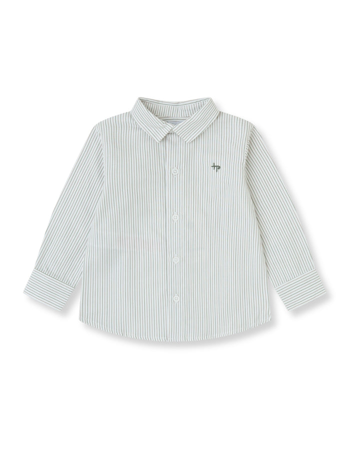 CAMISA CAQUI RAYAS