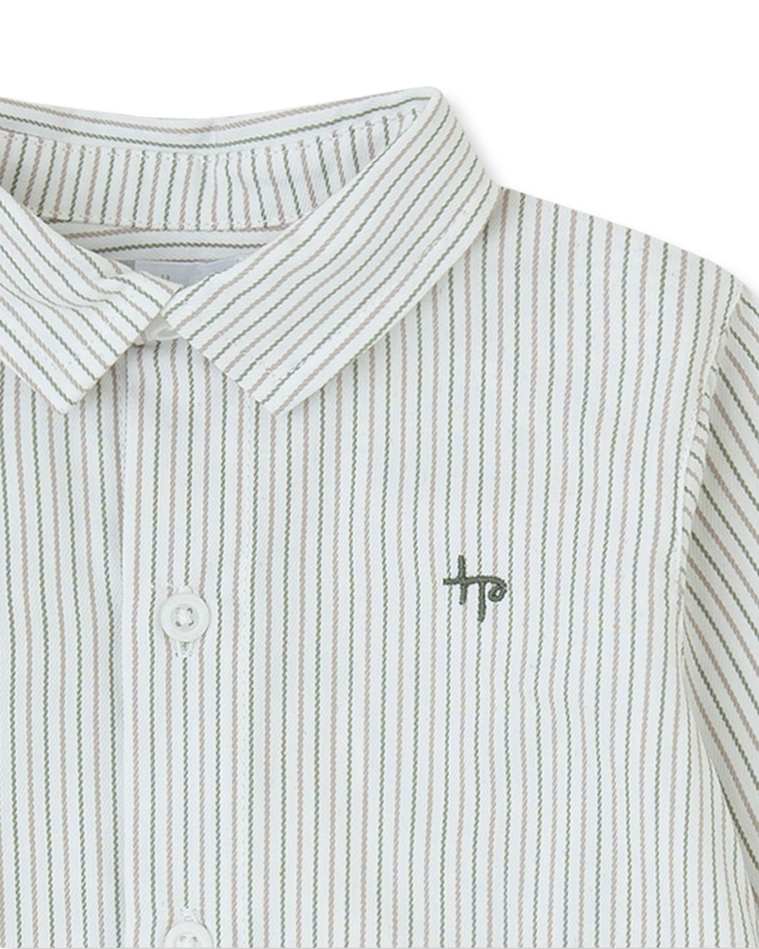 CAMISA CAQUI RAYAS