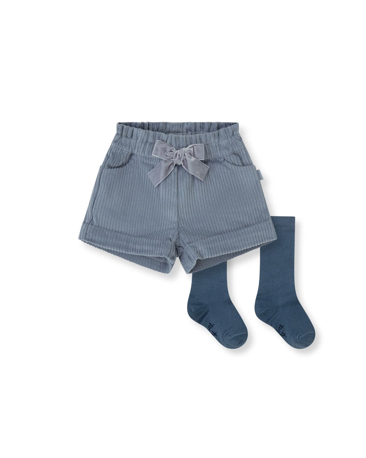 SHORT ACERO LAZO CON CALCETINES