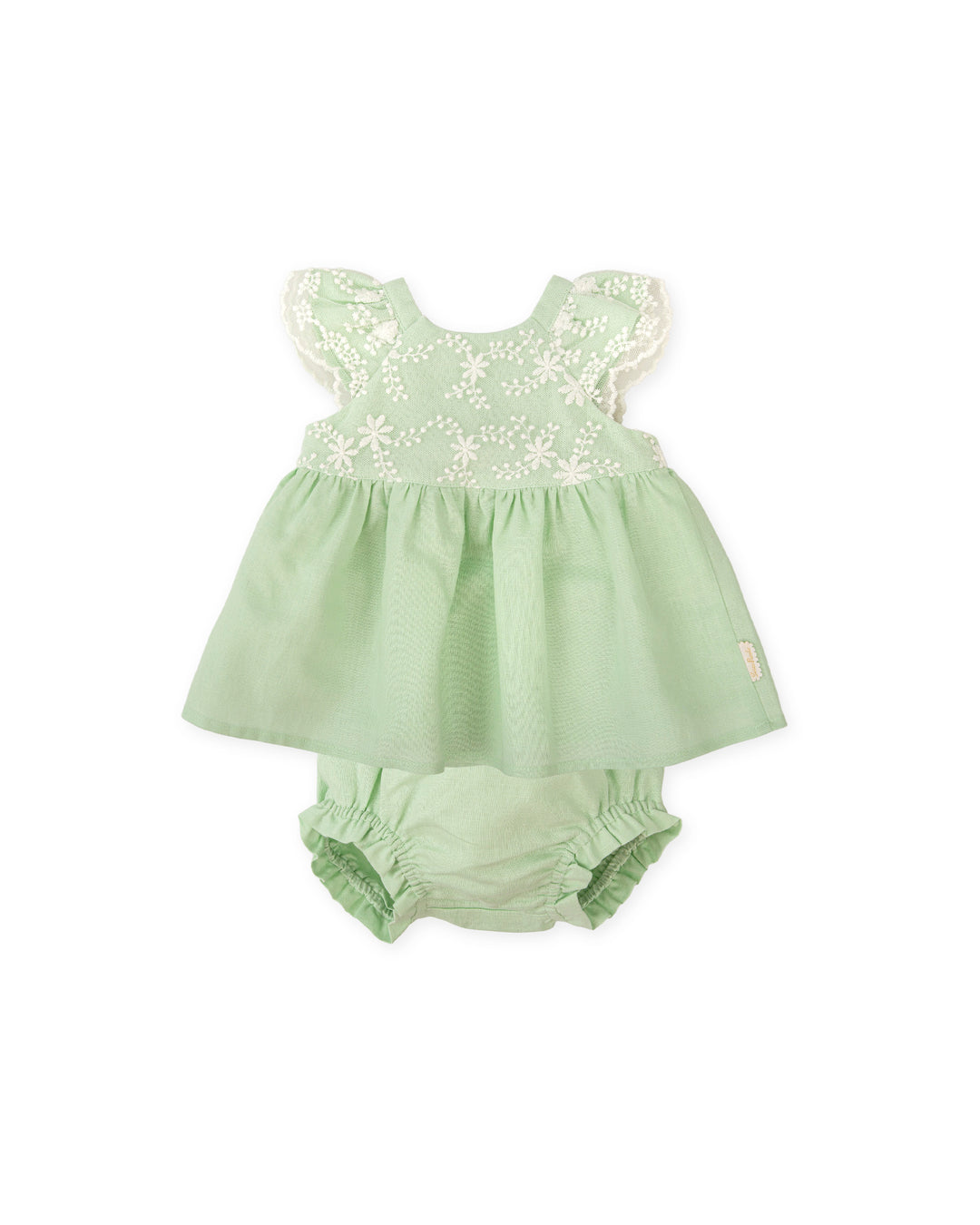 VESTIDO CON BRAGUITA VERDE MAR