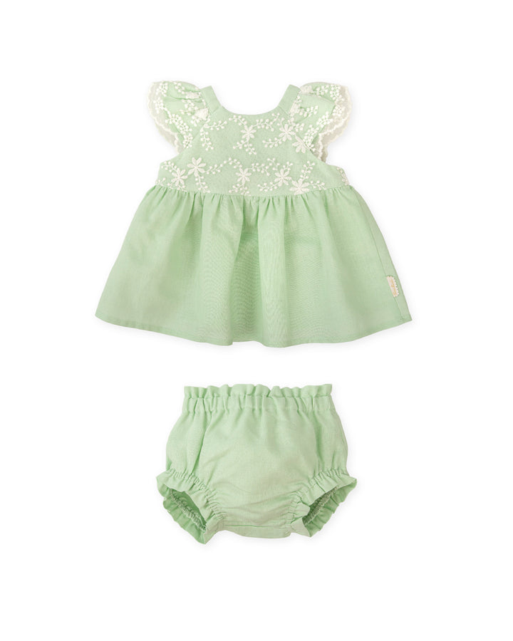 VESTIDO CON BRAGUITA VERDE MAR