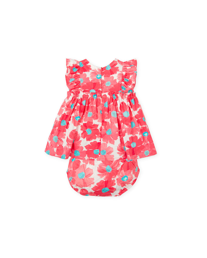 VESTIDO CON BRAGUITA FUCSIA