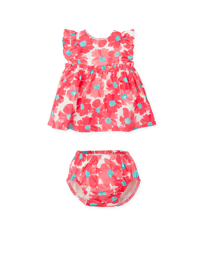 VESTIDO CON BRAGUITA FUCSIA