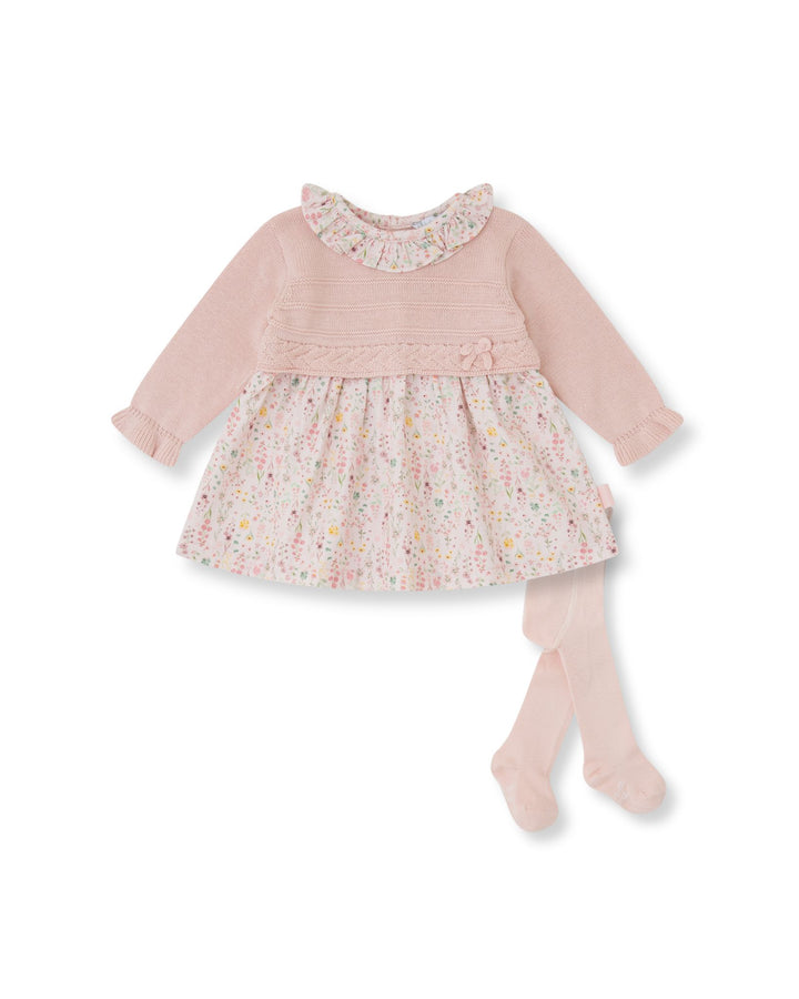 VESTIDO PÉTALO FLORES CON LEOTARDOS