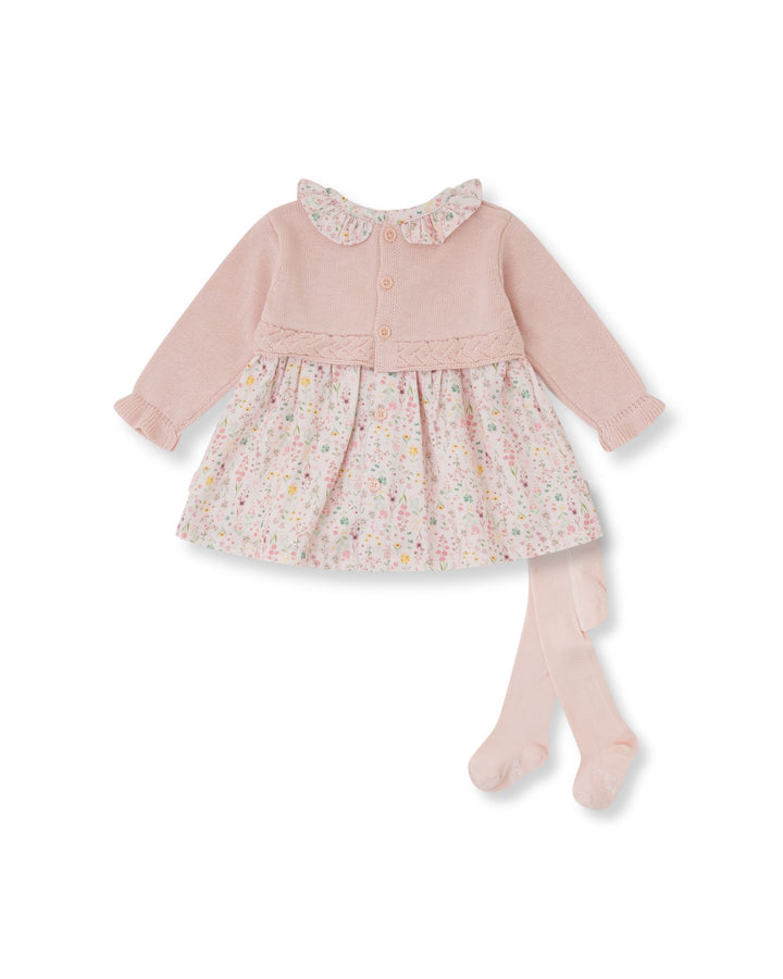 VESTIDO PÉTALO FLORES CON LEOTARDOS