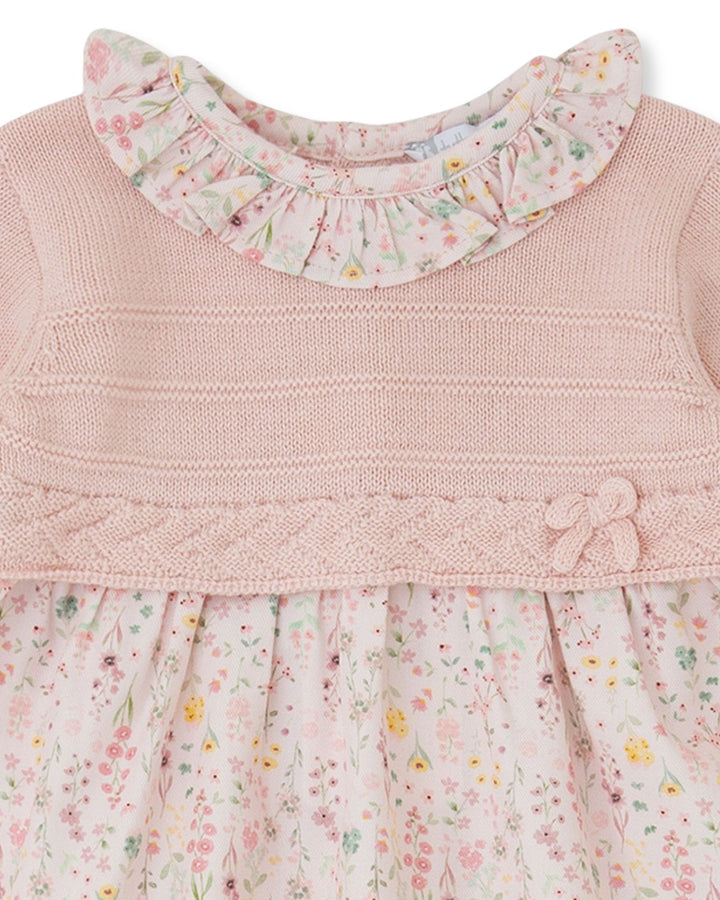 VESTIDO PÉTALO FLORES CON LEOTARDOS