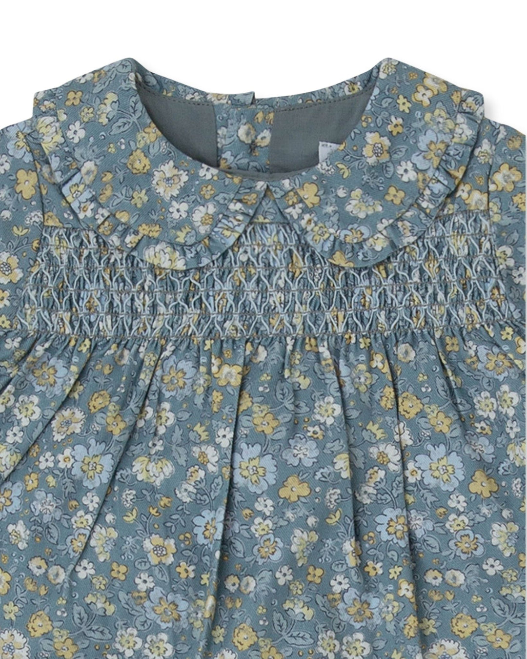 VESTIDO ACERO FLORES CON CALCETINES