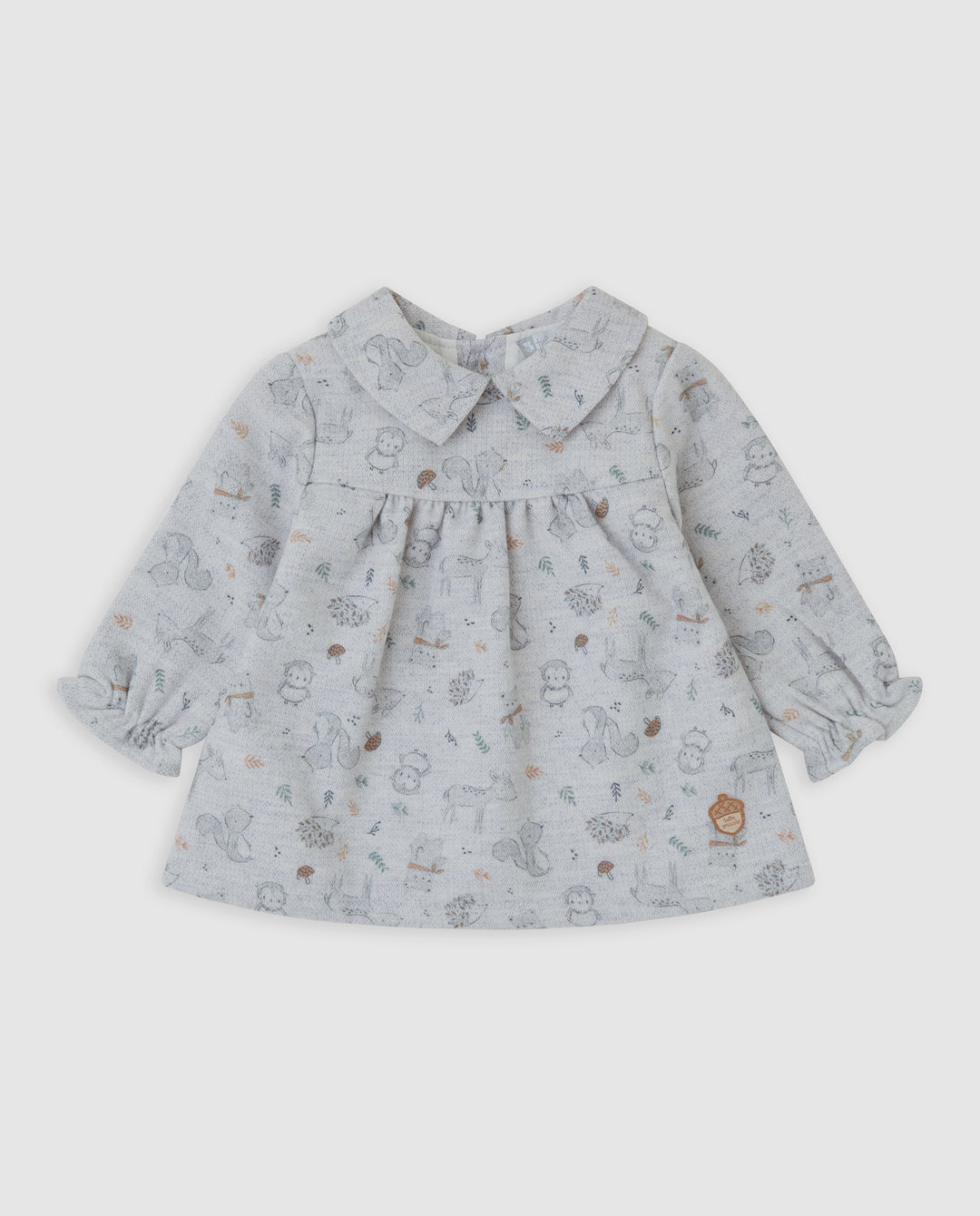 VESTIDO GRIS ARDILLAS CON LEOTARDOS