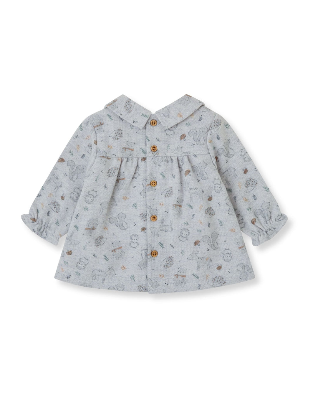 VESTIDO GRIS ARDILLAS CON LEOTARDOS