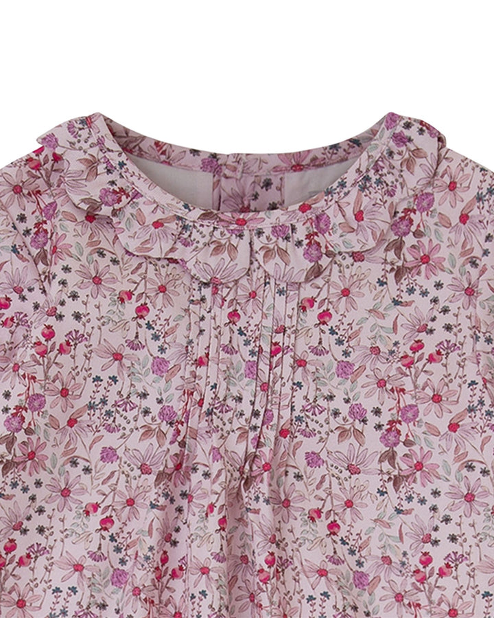 VESTIDO PÉTALO FLORES CON LEOTARDOS