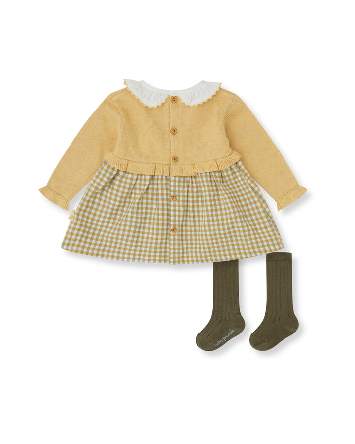 VESTIDO TRICOT VICHY PATO