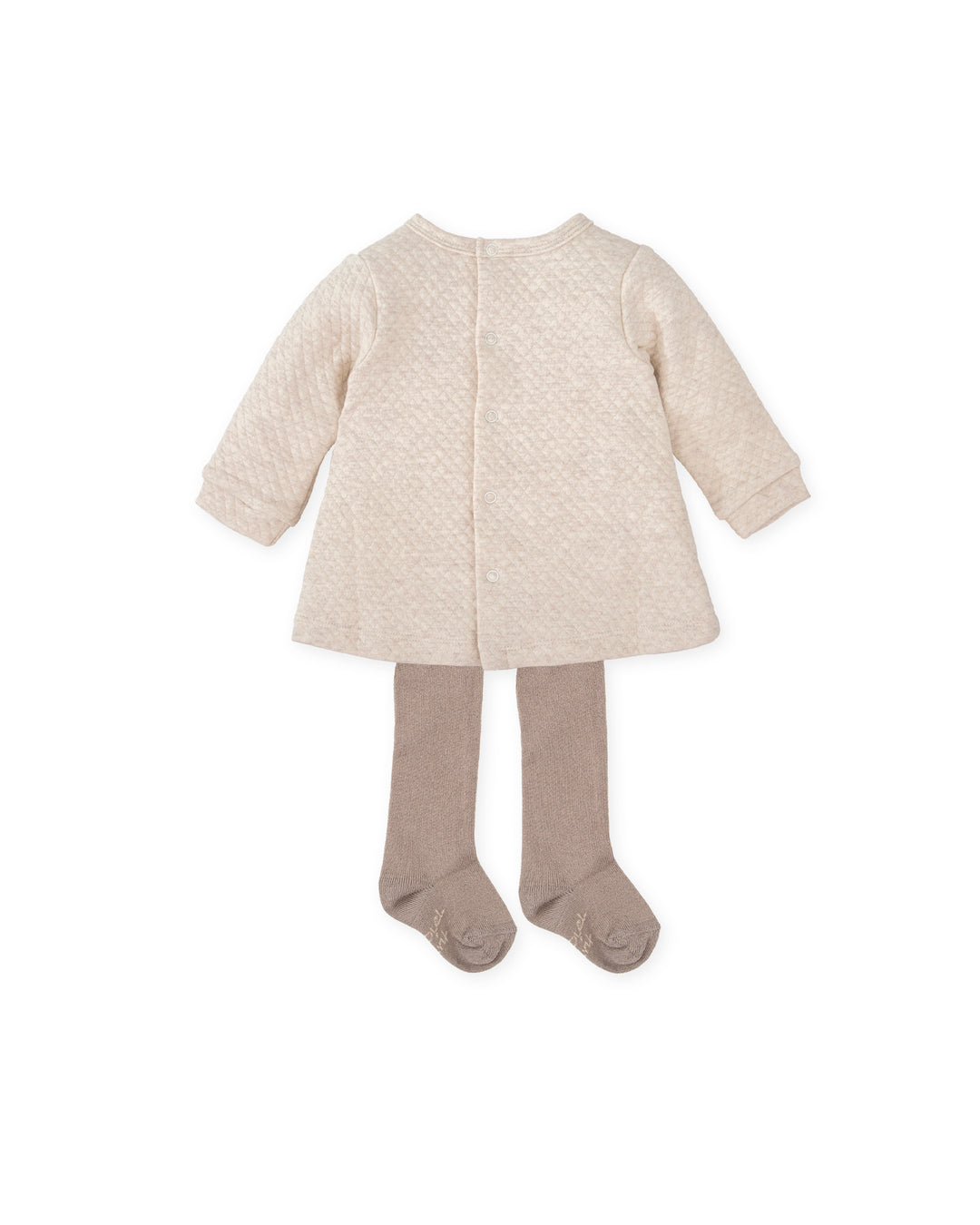 VESTIDO BLANCO CON LEOTARDOS