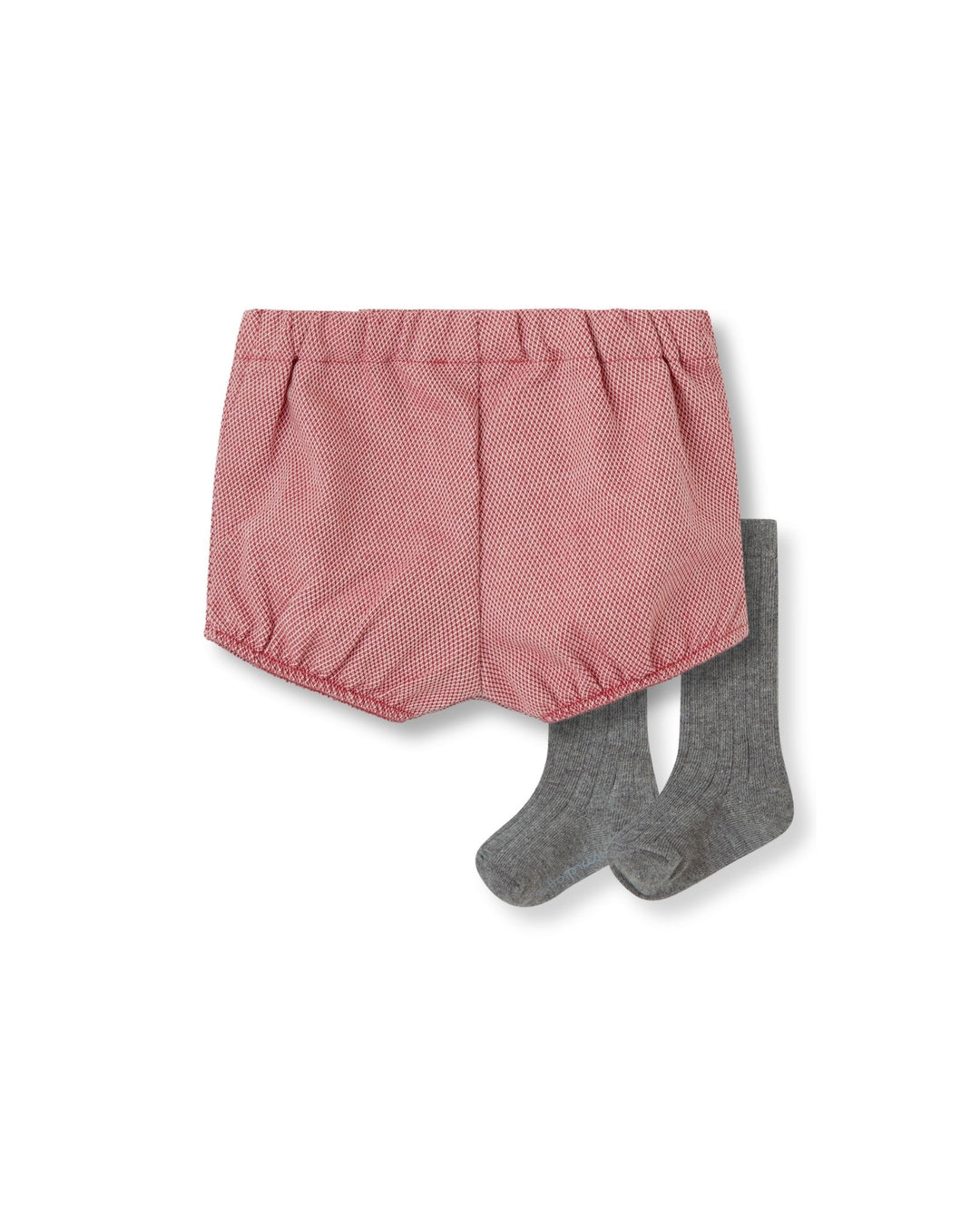 PANTALÓN BOMBACHO CARMÍN CON CALCETINES