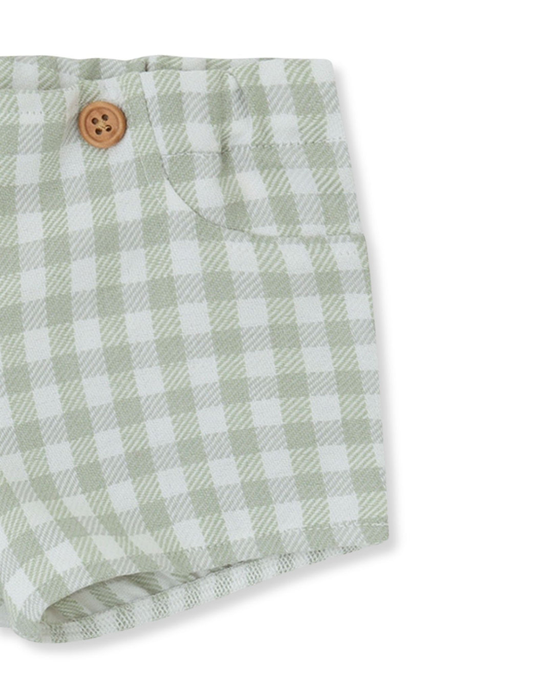 PANTALÓN BOMBACHO VICHY AGUAMARINA CON LEOTARDOS