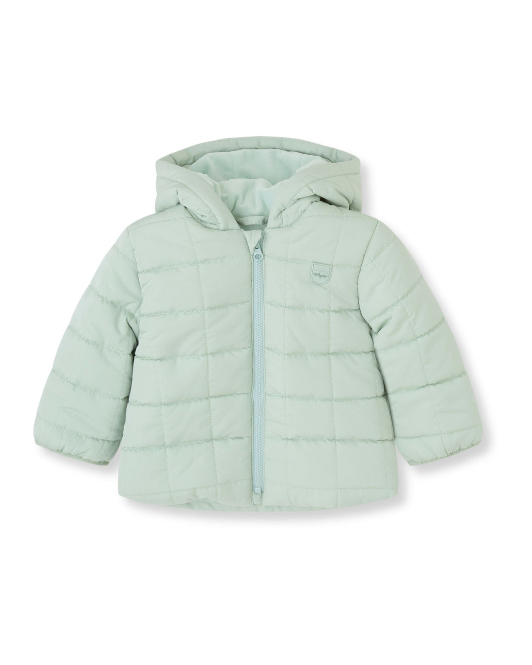 CHAQUETÓN CON CAPUCHA AGUAMARINA