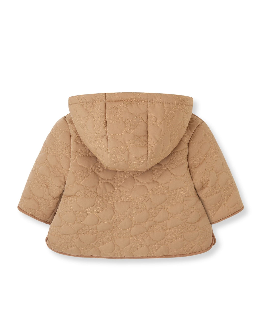 CHAQUETÓN CON CAPUCHA CAMEL BELLOTAS