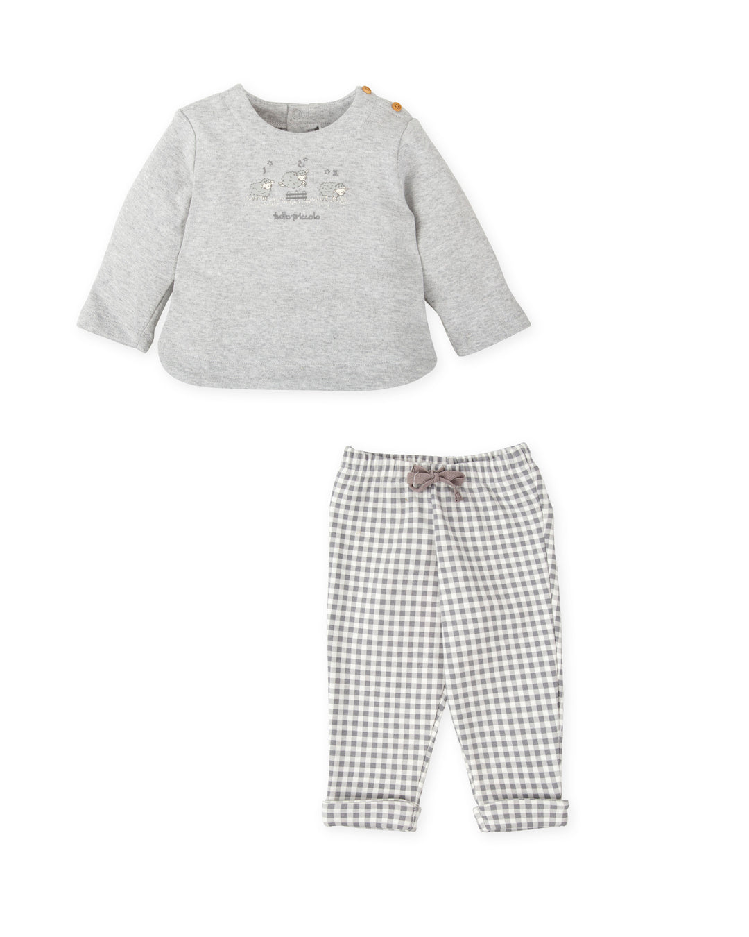 CONJUNTO 2 PZAS. GRIS