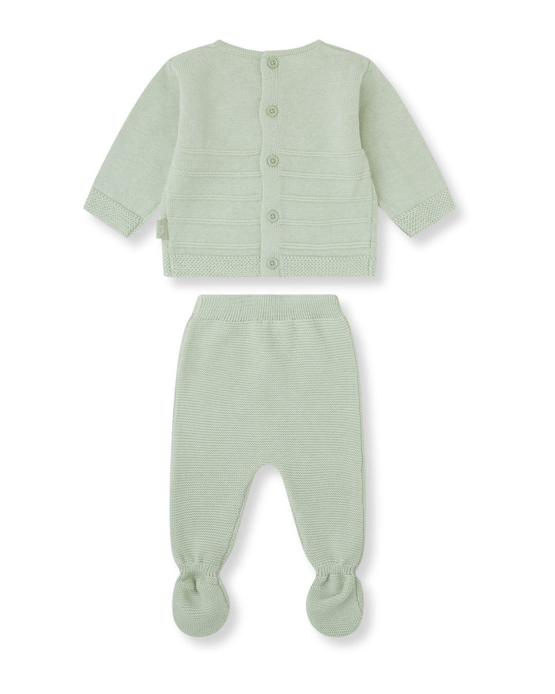 CONJUNTO 2 PZAS. TRICOT CRUDO
