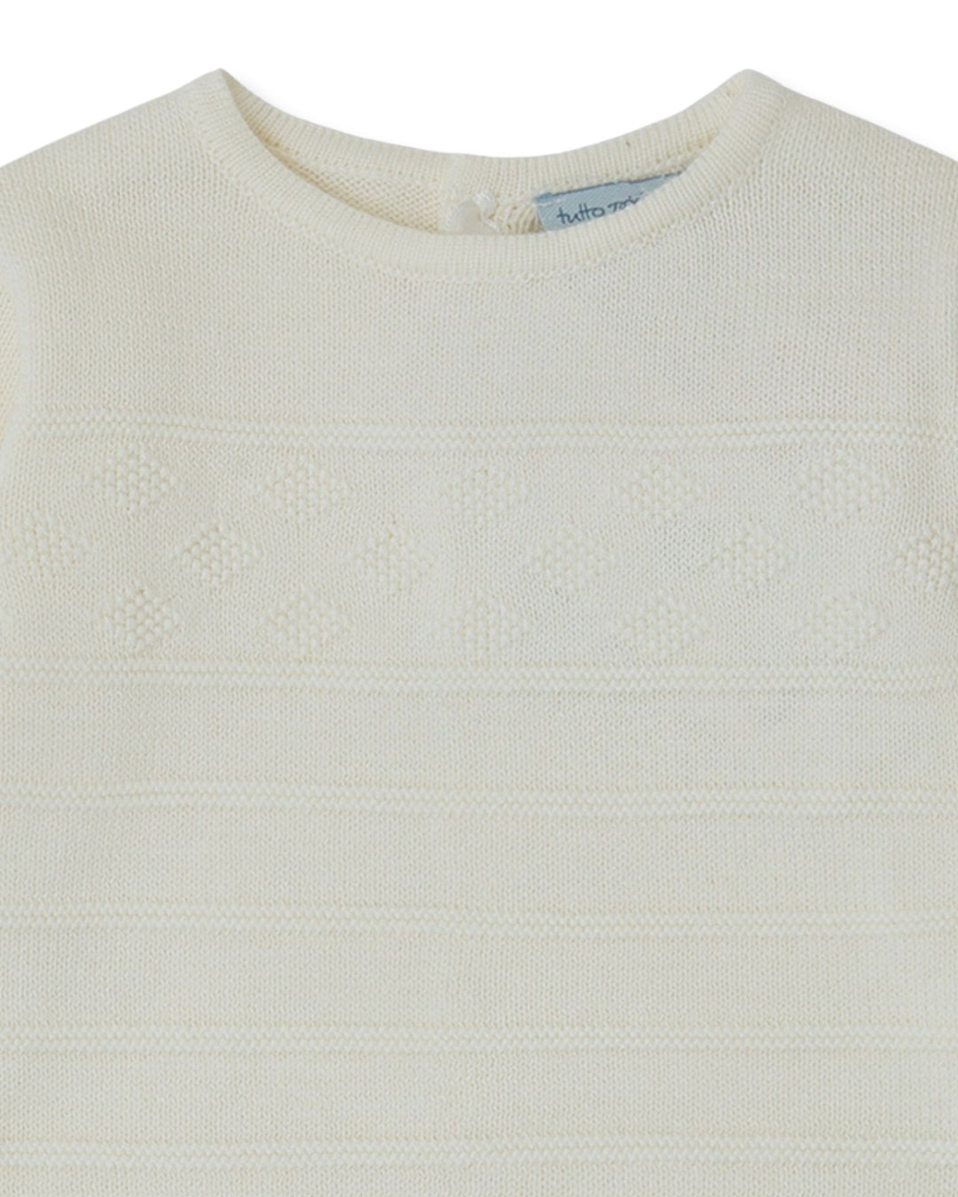 CONJUNTO 2 PZAS. TRICOT CRUDO