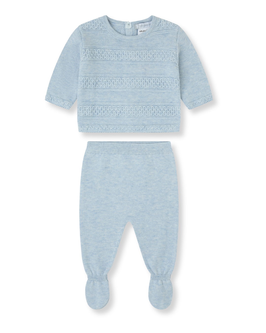 CONJUNTO 2 PZAS. TRICOT PORCELANA