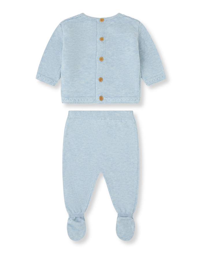 CONJUNTO 2 PZAS. TRICOT PORCELANA
