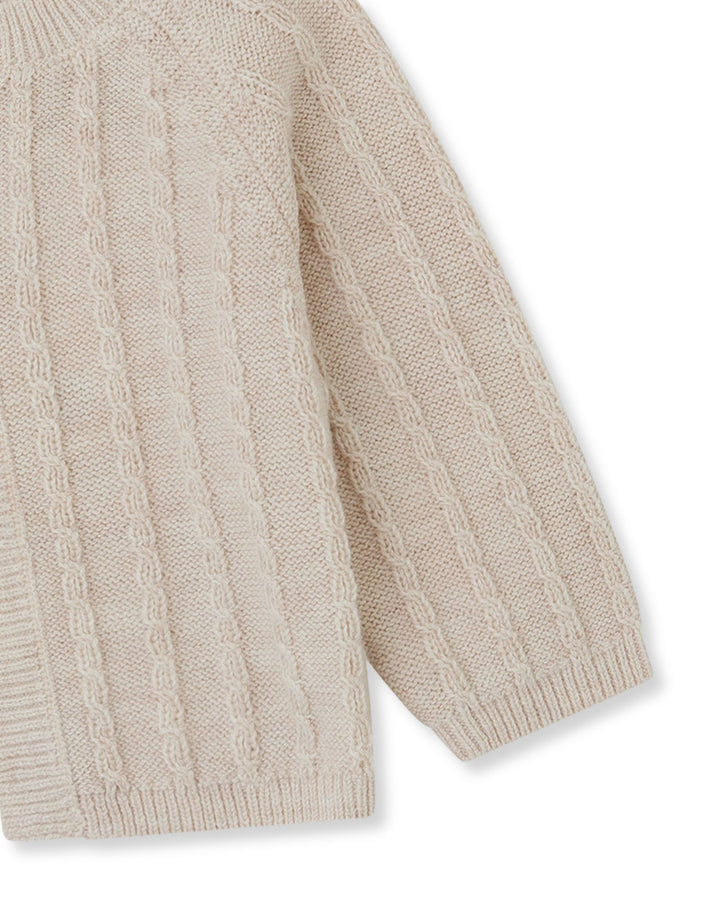 CHAQUETA TRICOT ARENA TRENZAS