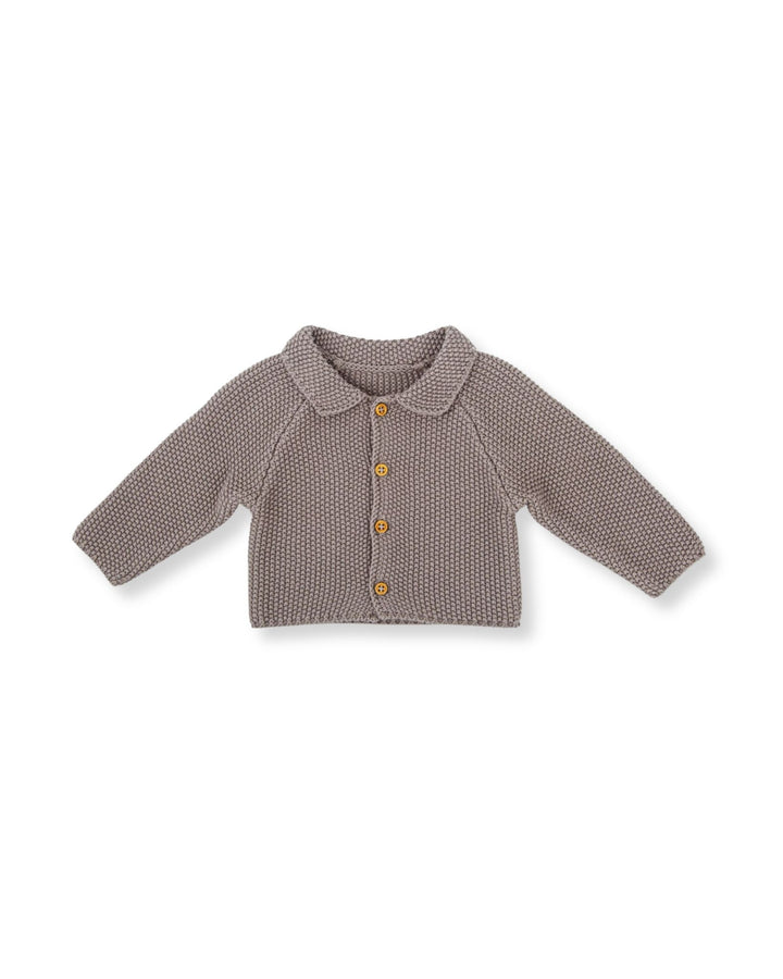 CHAQUETA TRICOT GRIS