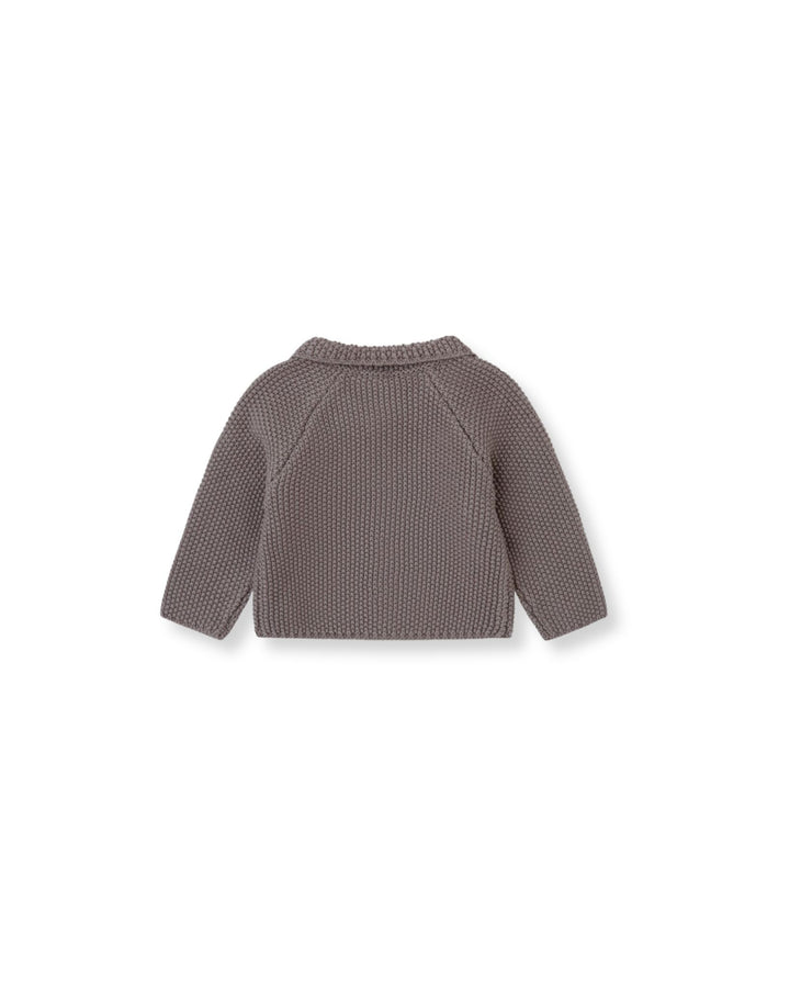 CHAQUETA TRICOT GRIS