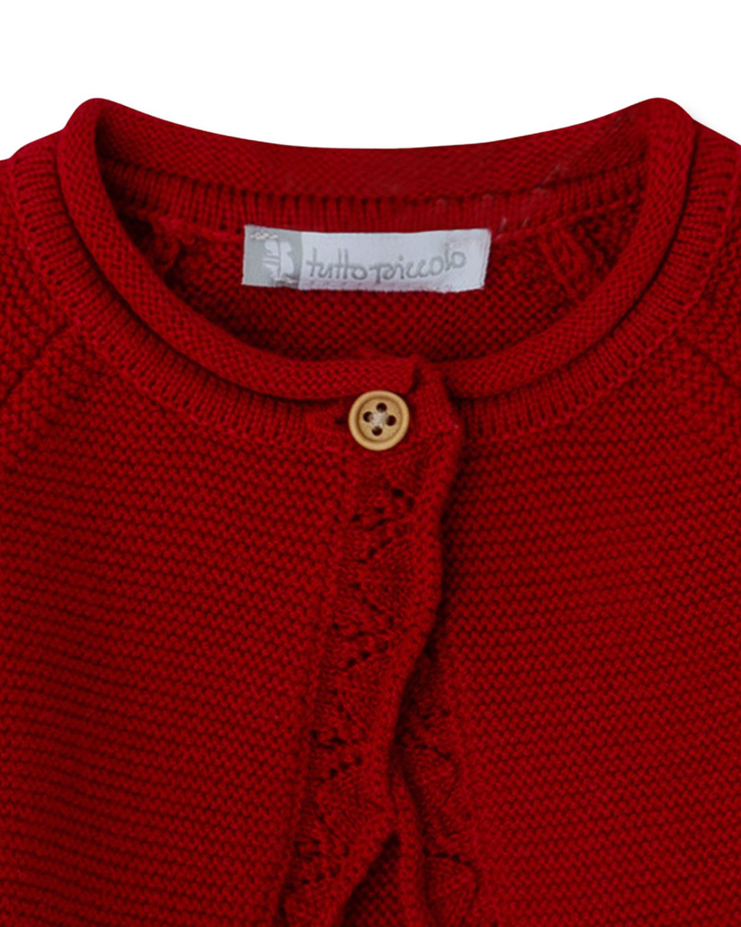 CHAQUETA TORERA TRICOT ROJO