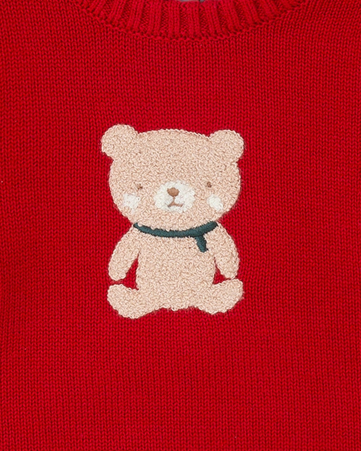 JERSEY TRICOT ROJO OSO
