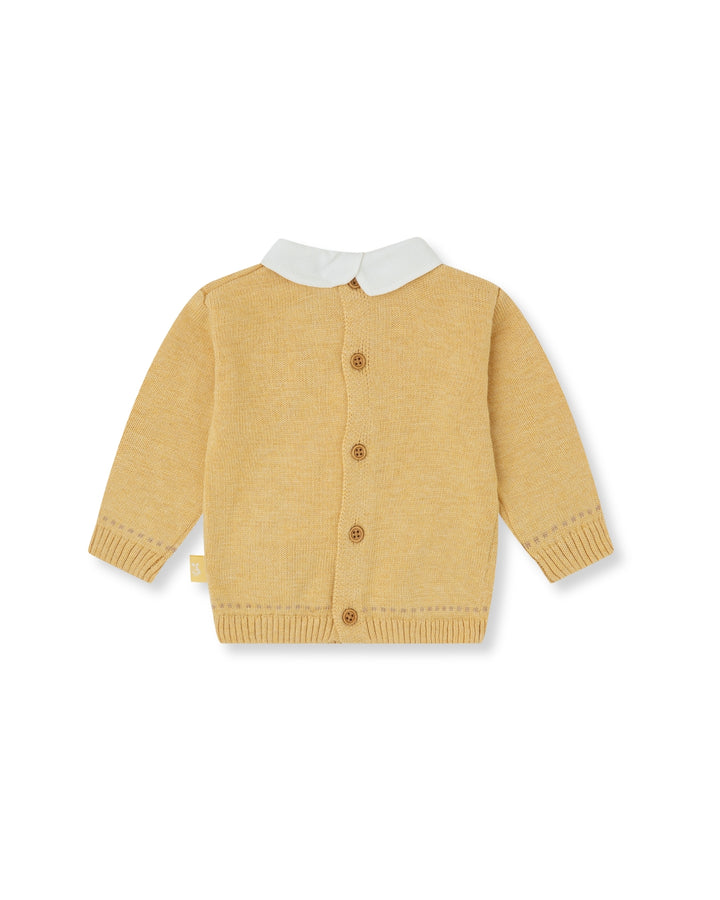 JERSEY TRICOT MOSTAZA PATO