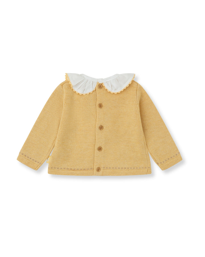 JERSEY TRICOT MOSTAZA PATO