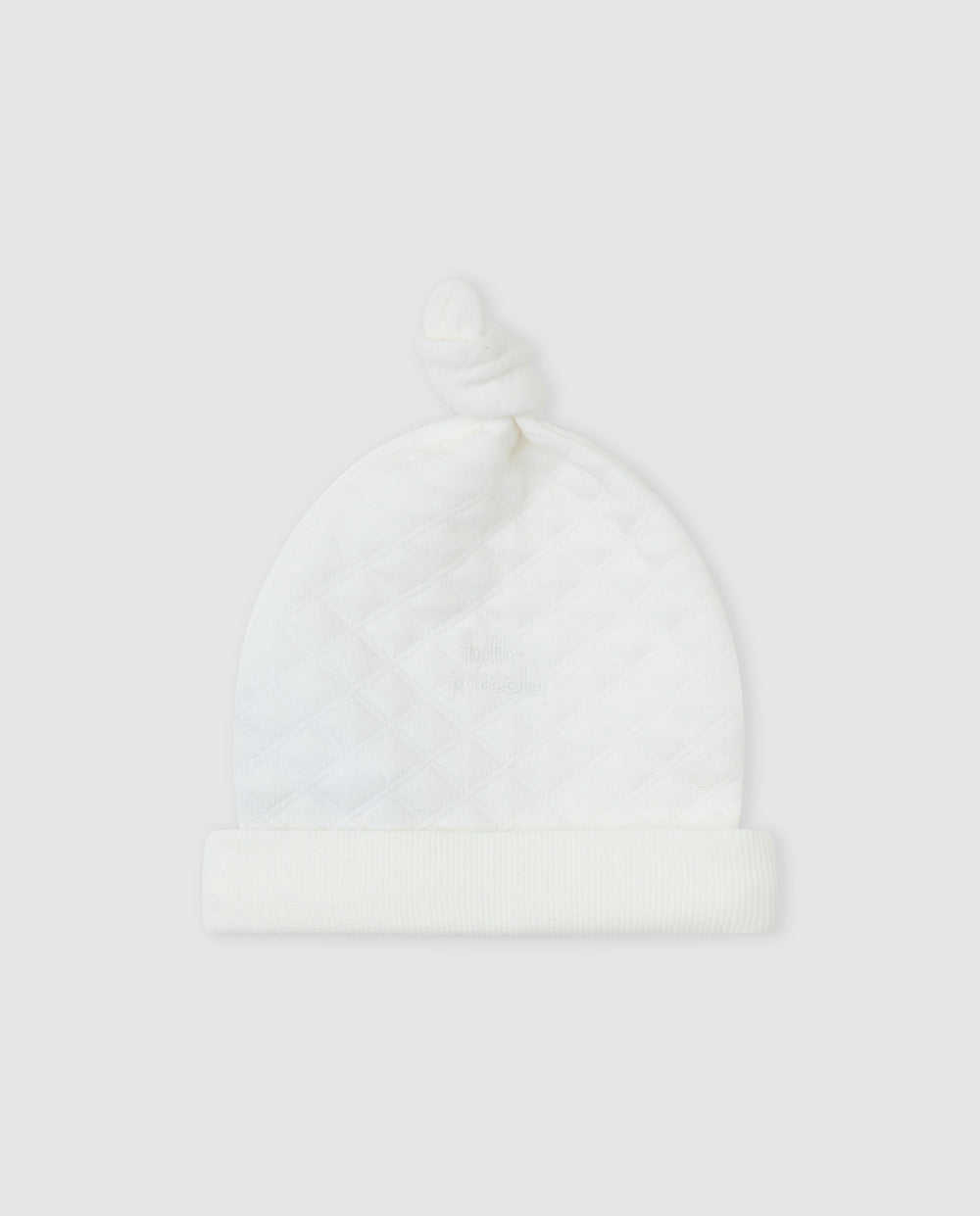 GORRO ACOLCHADO BLANCO BEBÉ