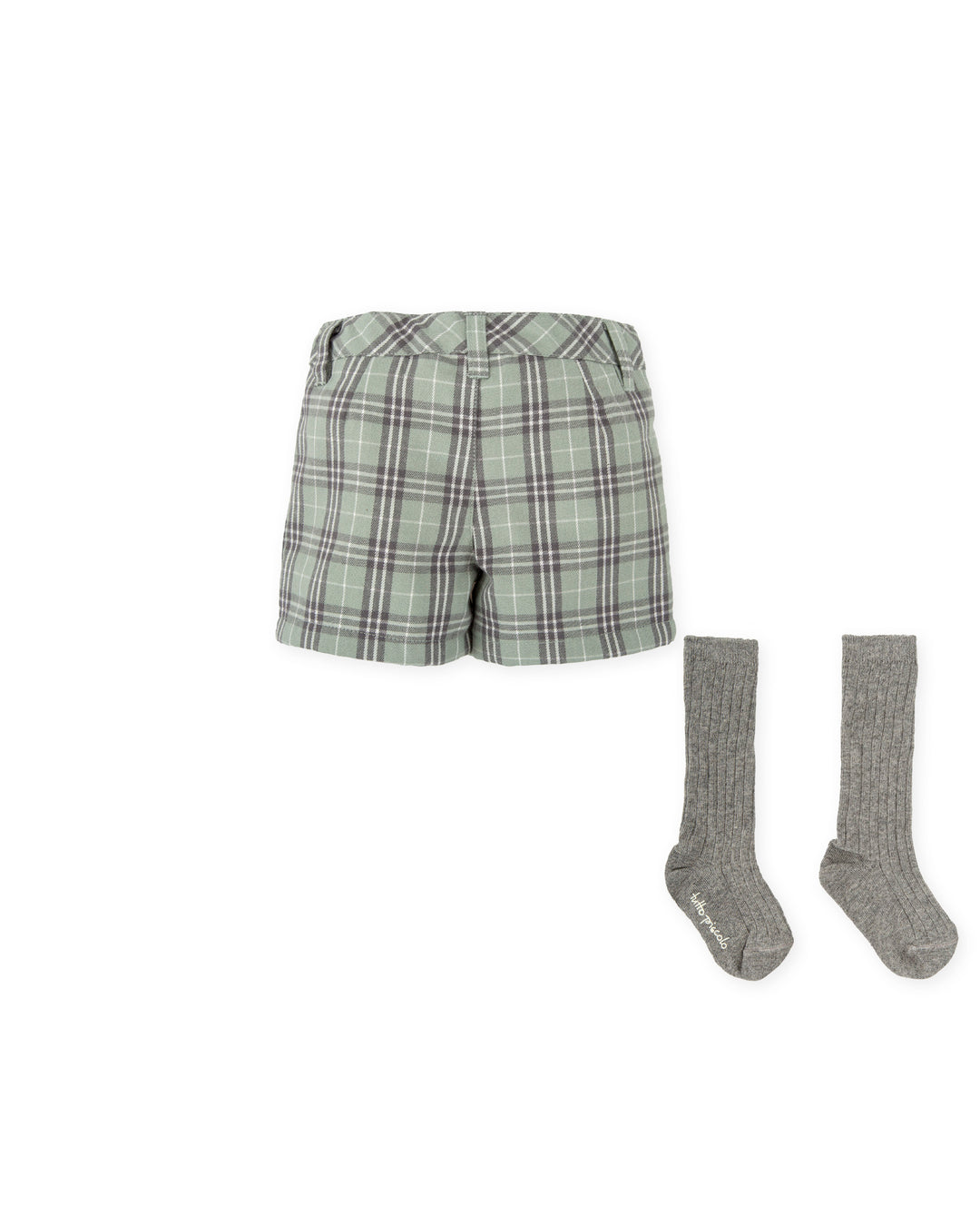 BERMUDA GRIS CON CALCETINES