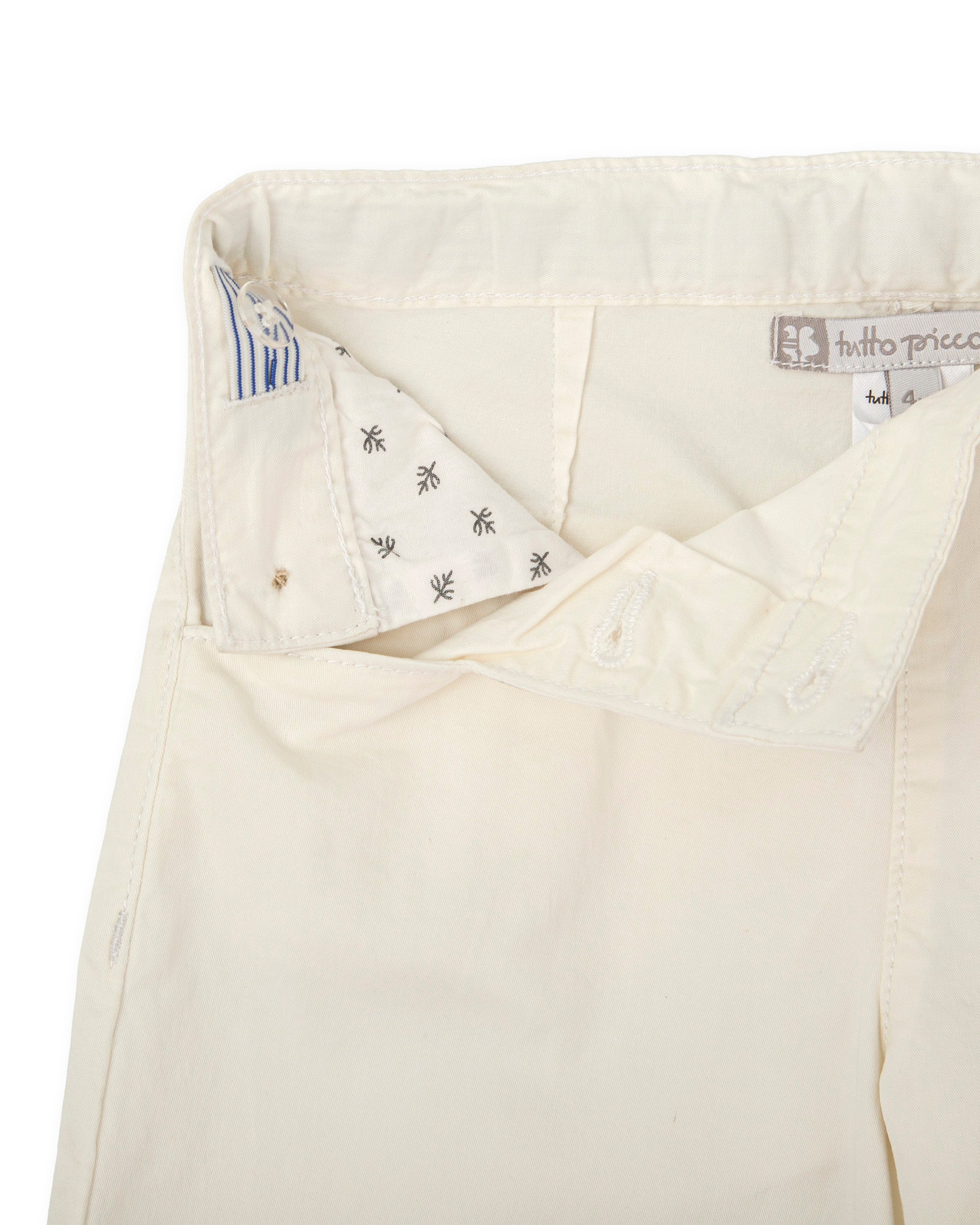 LONG WHITE TROUSERS | Tutto Piccolo®
