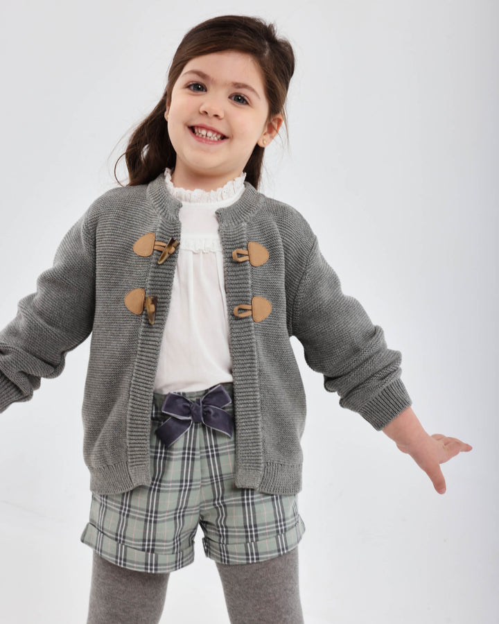 SHORTS GRISES CON LEOTARDOS