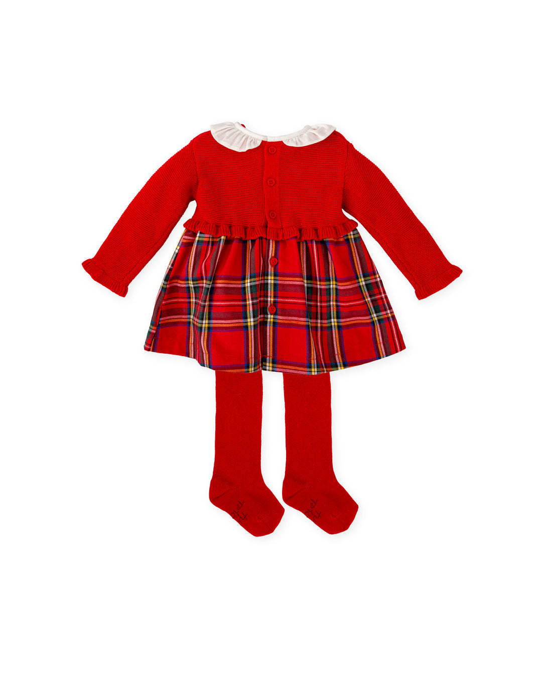 VESTIDO ROJO CON LEOTARDOS