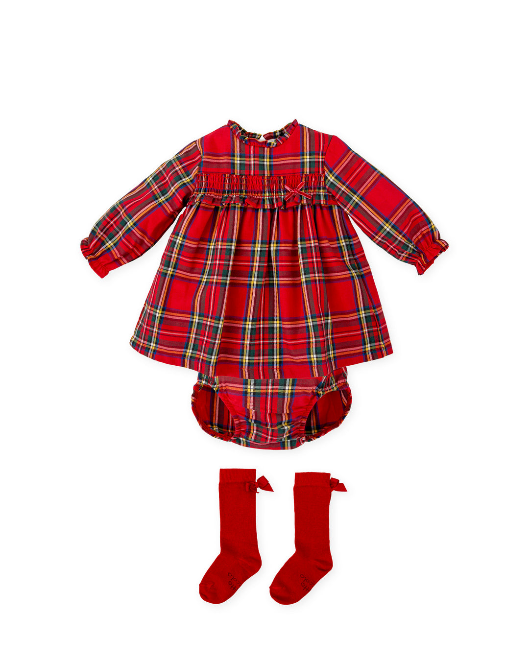 VESTIDO CON BRAGUITA ROJO CON LEOTARDOS