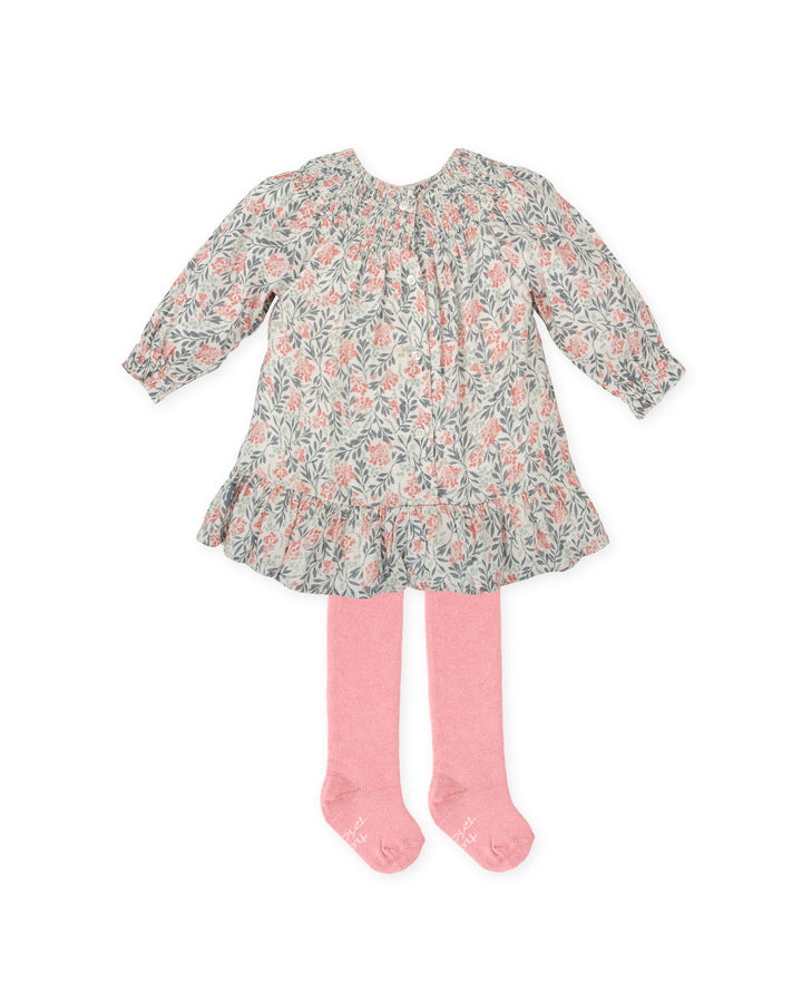 VESTIDO GRIS CON LEOTARDOS