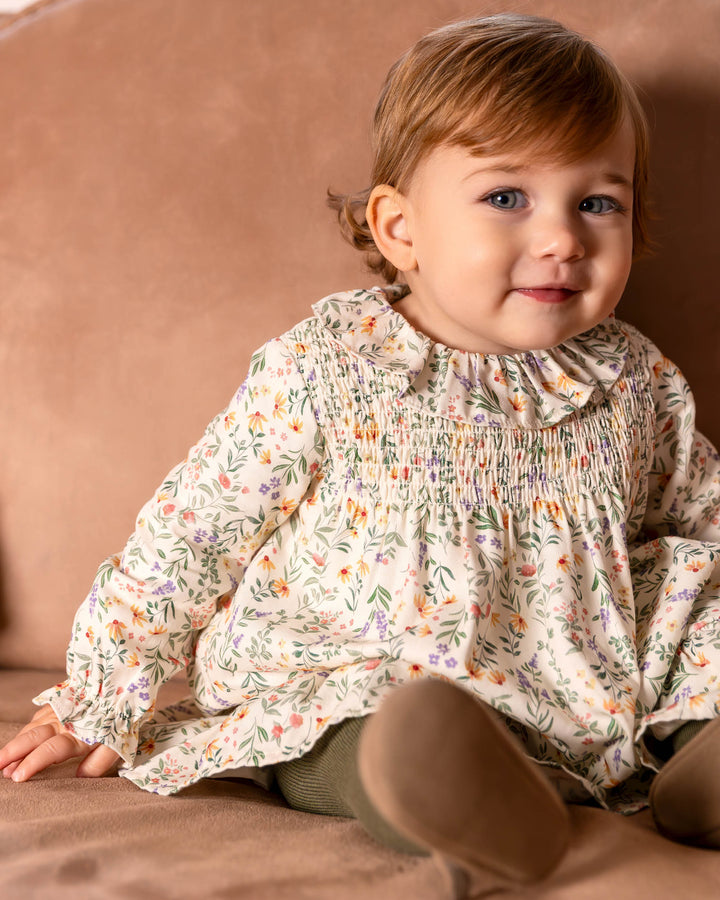 VESTIDO MOSTAZA CON LEOTARDOS