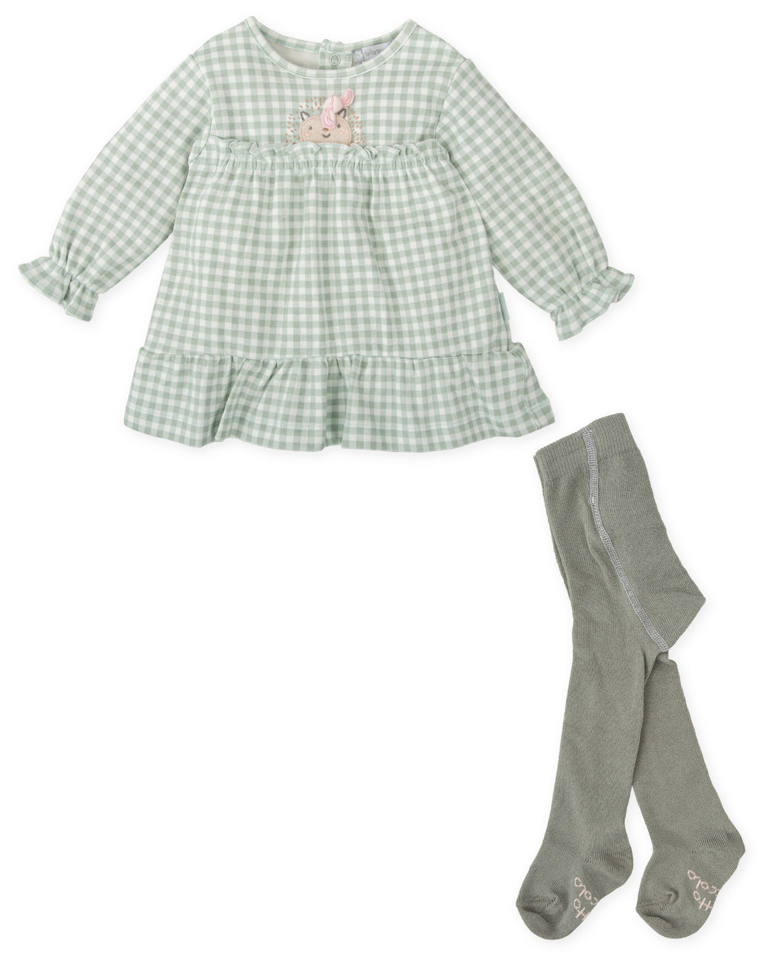 VESTIDO AGUAMARINA CON LEOTARDOS