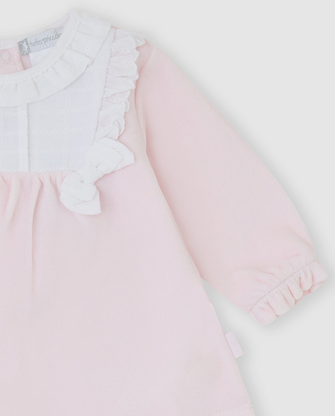 VESTIDO TUNDOSADO ROSA BEBÉ CON LEOTARDOS