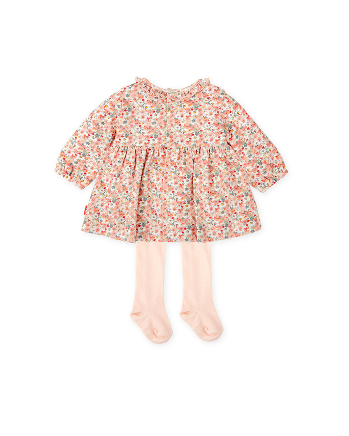 VESTIDO PÉTALO CON LEOTARDOS