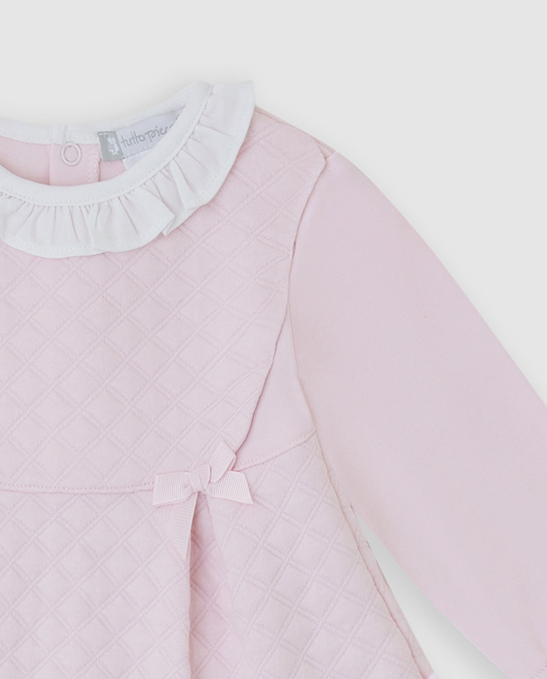 VESTIDO PÉTALO ACOLCHADO CON LEOTARDOS BEBÉ