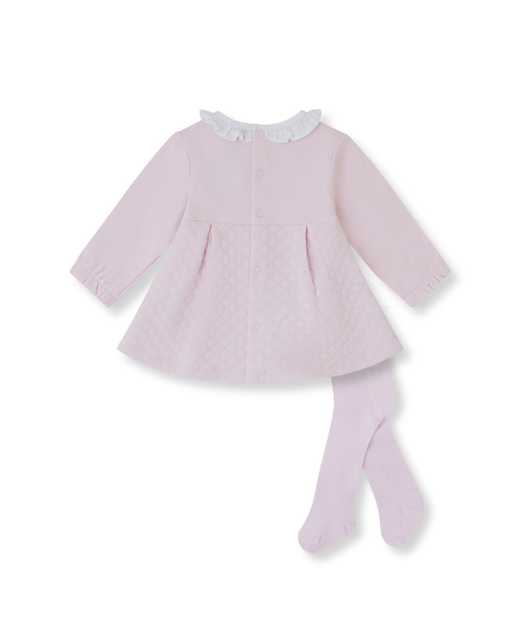VESTIDO PÉTALO ACOLCHADO CON LEOTARDOS