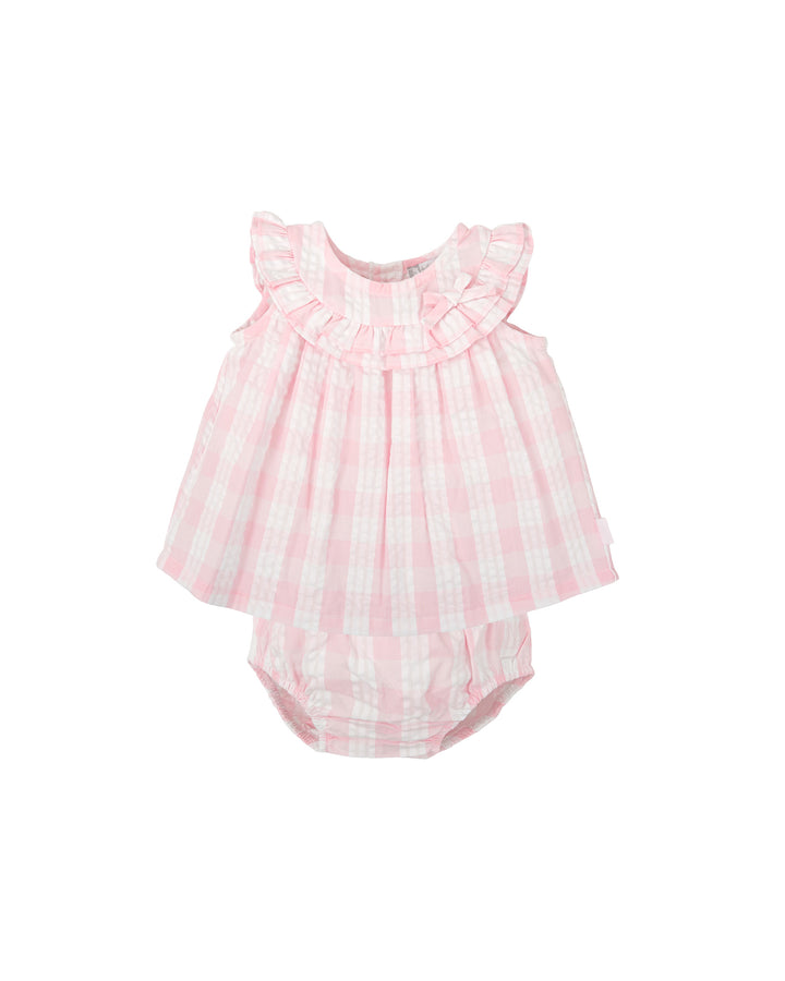 VESTIDO CON BRAGUITA ROSA