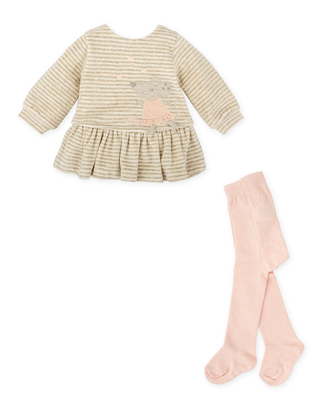 VESTIDO PÉTALO CON LEOTARDOS