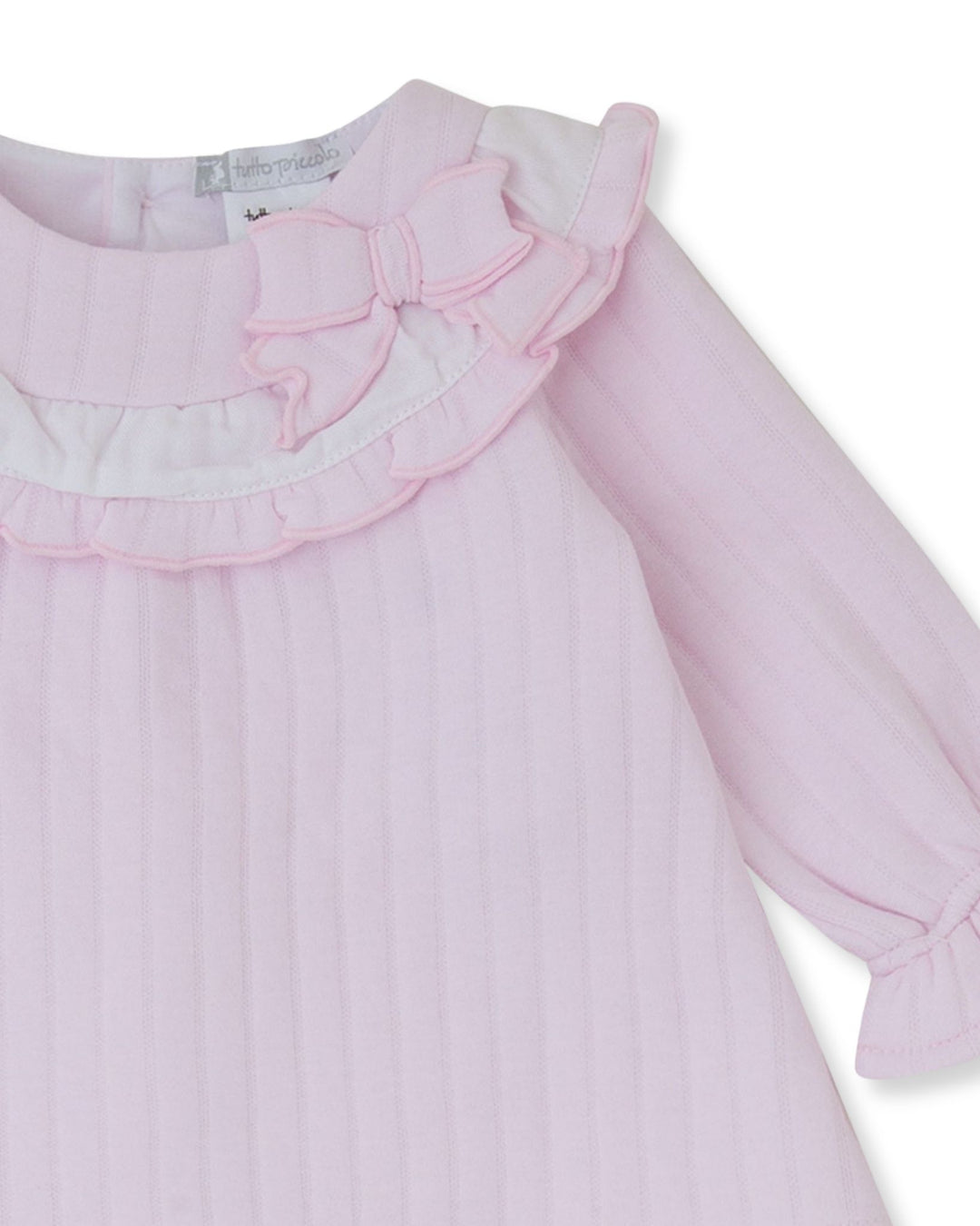 VESTIDO ACOLCHADO ROSA CON CALCETINES