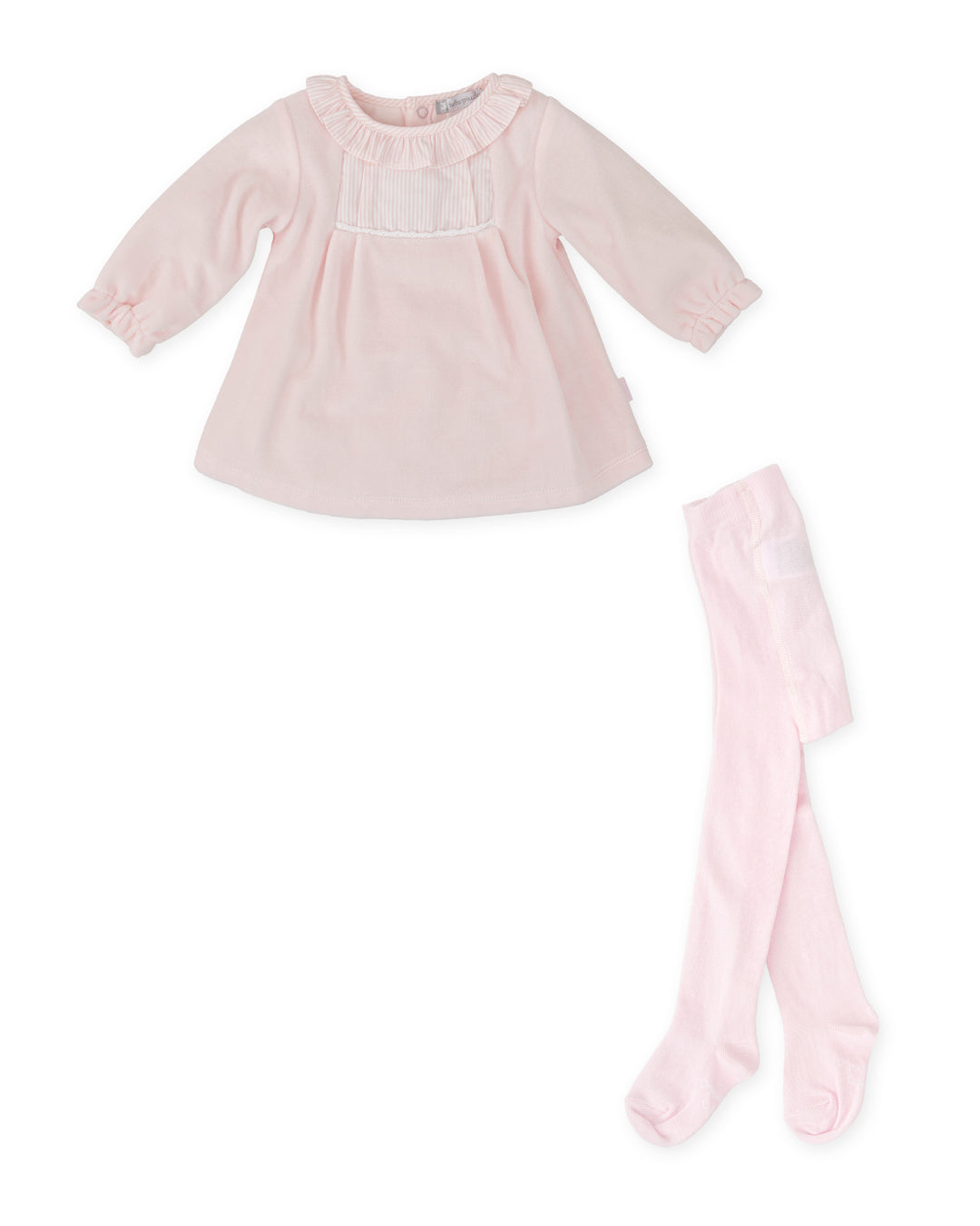 VESTIDO ROSA CON LEOTARDOS