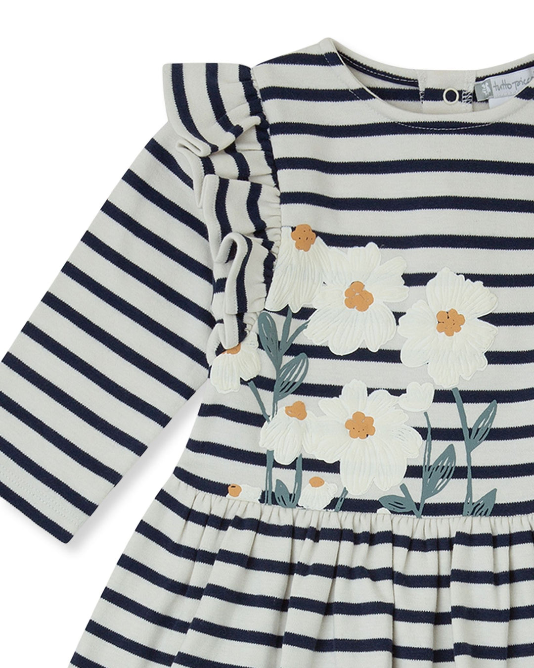 VESTIDO RAYAS CON LEOTARDOS BEBÉ